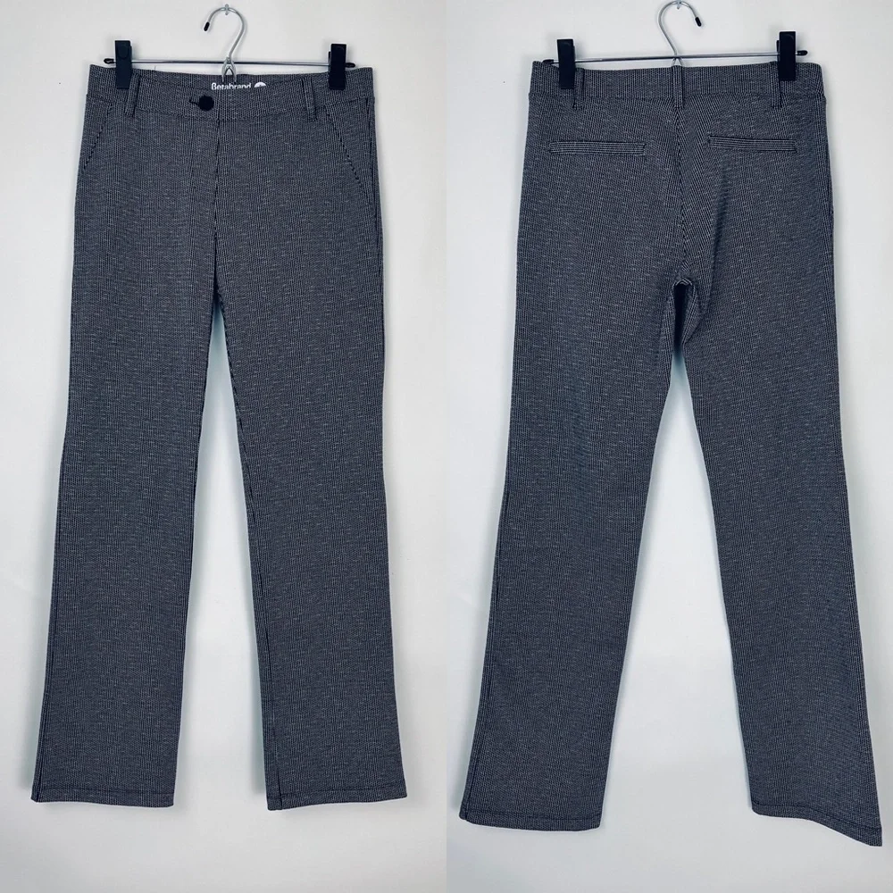 BETABRAND black tweed print yoga work pants SP